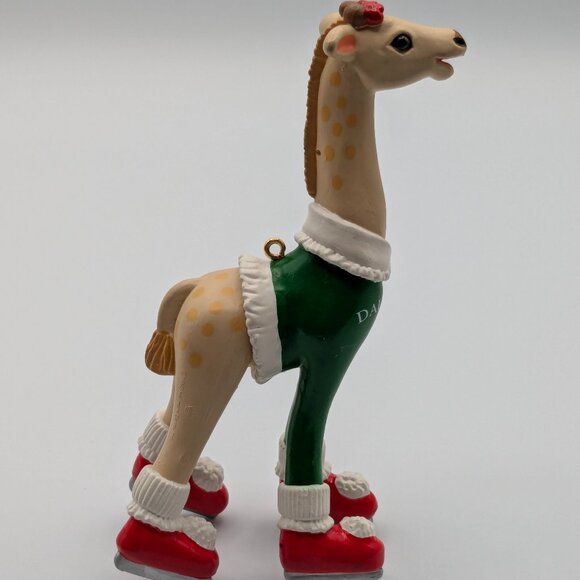 Hallmark Keepsake Daughter 1993, Vintage Bendable Giraffe Christmas Ornament - Picture 4 of 11